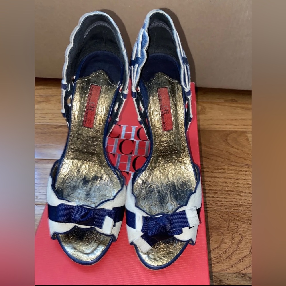 CH Carolina Herrera Women’s high heel shoes size 36 made / Spain